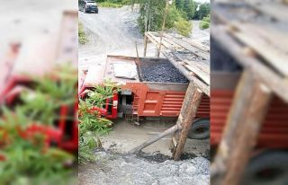 Kaçak ocakta gizlenen işçi vagondan çıktı