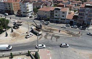 Karaman’da kavşak düzenlemesi