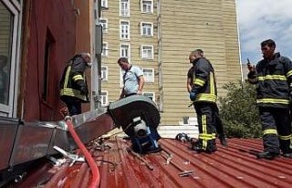 Kars’ta baca yangını büyümeden söndürüldü