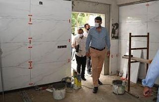 Kartepe’nin yeni gasilhanesi hızla devam ediyor