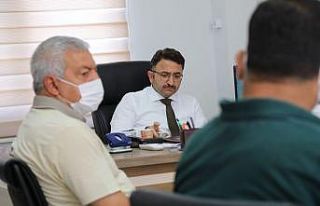 Kaymakam Çam muhtarlarla bir araya geldi