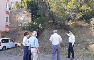 Kaymakam Eligül yapılacak 112 istasyonunun yerini...