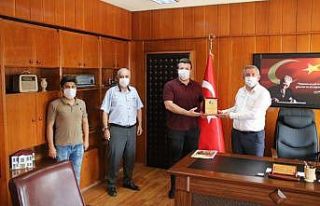 Kaymakam Önder’e veda ziyareti