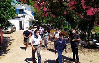 Kaymakam Yücel, Kadıkalesi kazı heyetini ziyaret...