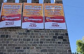 Kayseri’de Kayserispor coşkusu