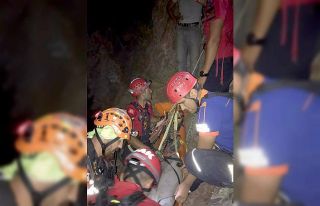 Kelebekler vadisinde düşen Ukraynalı iki turist...