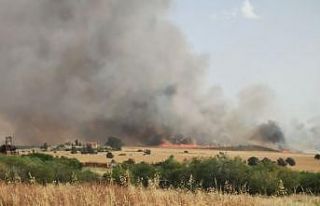 KKTC’deki yangına Mehmetçik desteği