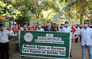 Kocaeli’de sağlık çalışanları farkındalık...