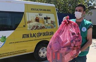Konak’ta 1 yılda 7,5 ton atık ilaç toplandı