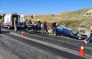 Kontrolden otomobil şarampole uçtu