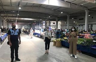 Koronanın kol gezdiği pazarlarda sıkı denetim