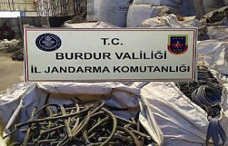 Krom madeninden 210 bin liralık kablo hırsızlığı