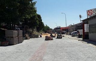 Küçük Sanayi Sitesi’nde altyapı ve parke çalışması