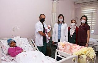 Kula Devlet Hastanesinde 2 yıl sonra ilk doğum