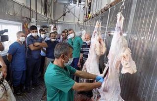Kurban kesim kursu tamamlandı