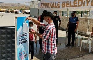 Kurban pazarında pandemi tedbirleri