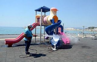 Kuşadası’nda bayram hazırlıkları tamamlandı