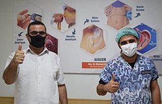 Libyalı genç Gaziantep’te sağlığına kavuştu