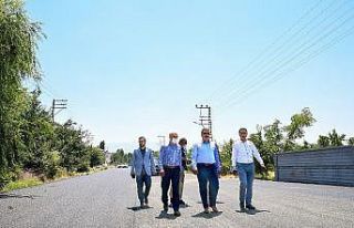 Malatya Büyükşehir Çemlik Caddesini asfaltlıyor