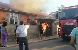 Malatya’da ev yangını