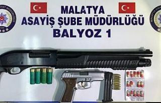 Malatya’da uyuşturucu ve silah kaçakçılığına...