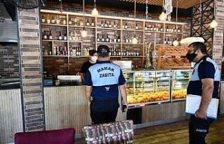 Mamak’ta iş yerlerine yönelik korona virüs denetimi