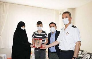 Manga’nın Şahadet Belgesi annesine verildi