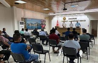 Mersin’de itfaiye personeline eğitim verildi