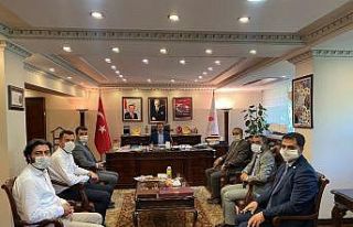 Milletvekili Arvas öncülüğündeki heyet çevre...