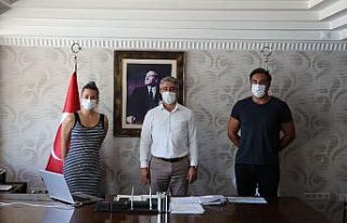 Milli sporcular Marmaris’i ziyaret etti