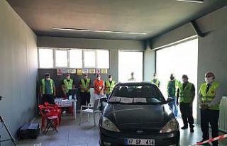 Motorlu kara taşıtı alım satım sınavı gerçekleşti