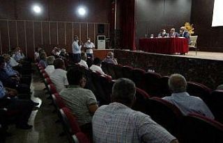 Muhtarlarla tütün toplantısı yapıldı