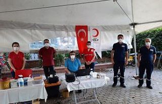 Muratlı’da Kızılay’dan kan bağış kampanyası