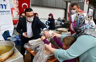 Mustafakemalpaşa Belediyesi Ayasofya Cami için lokma...