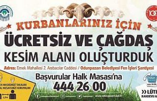 Odunpazarı Belediyesi’nden ücretsiz kurban kesim...