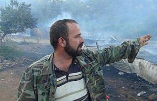 Orman yangınında ağılları yanan vatandaş gözyaşlarına...