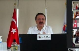 OSB başkanları, Hisarcıklıoğlu ile video konferansta...
