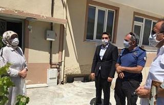 Osmaneli polisinden şehit ailesine bayram ziyareti