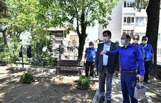 Osmangazi’de yıkılan tarihi istinat duvarı yenilendi