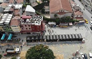 (Özel) Beşiktaş Kumpirciler Çarşısı açılış...