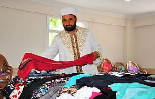 (Özel) Caminin taziye evi hayır mağazasına dönüştü,...