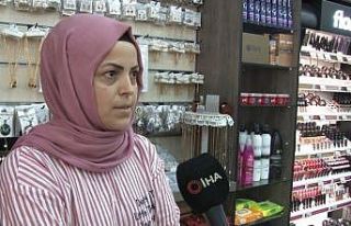 (Özel) Çorap alma bahanesiyle 10 bin liralık telefonu...