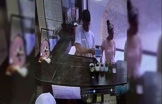 (Özel) Döviz bürosundaki sadaka kutusunu çaldılar