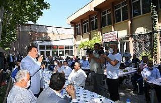 Özsan Sanayi Sitesi esnaflarıyla bir araya gelindi