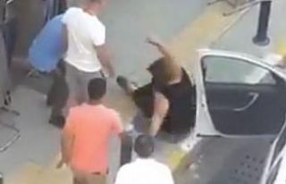 Park yeri yüzünden tartıştığı kadını yola...