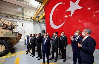 Pars 6x6 mayına karşı korumalı aracın ilk montajı...