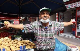 Pazar fiyatlarını gördü, erik dalı eşliğinde...