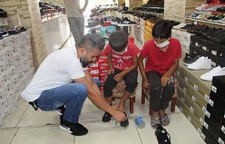 Polis memuru, Kurban Bayramı öncesi yetim çocukları...