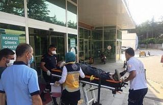 Rampaya park ettiği aracının tekerine koyduğu...
