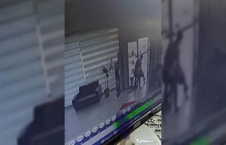Rehabilitasyon merkezinde dehşet kamerada